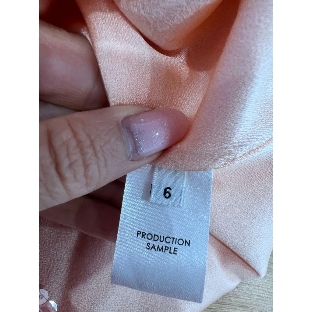 Alex Perry Pink Sequin Mini Skirt Size AU 6 US 2