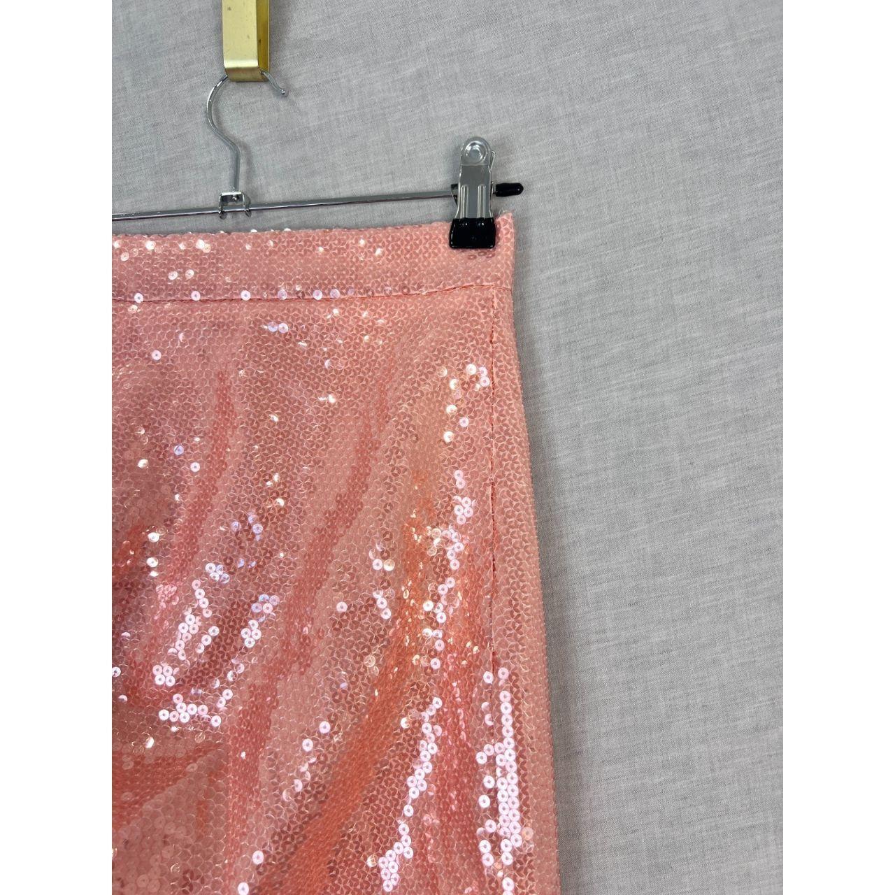 Alex Perry Pink Sequin Mini Skirt Size AU 6 US 2