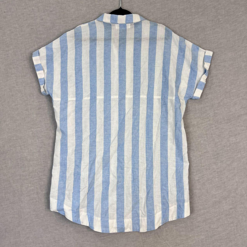 Okanui Mini Oversized Top Size Small Linen Cotton...