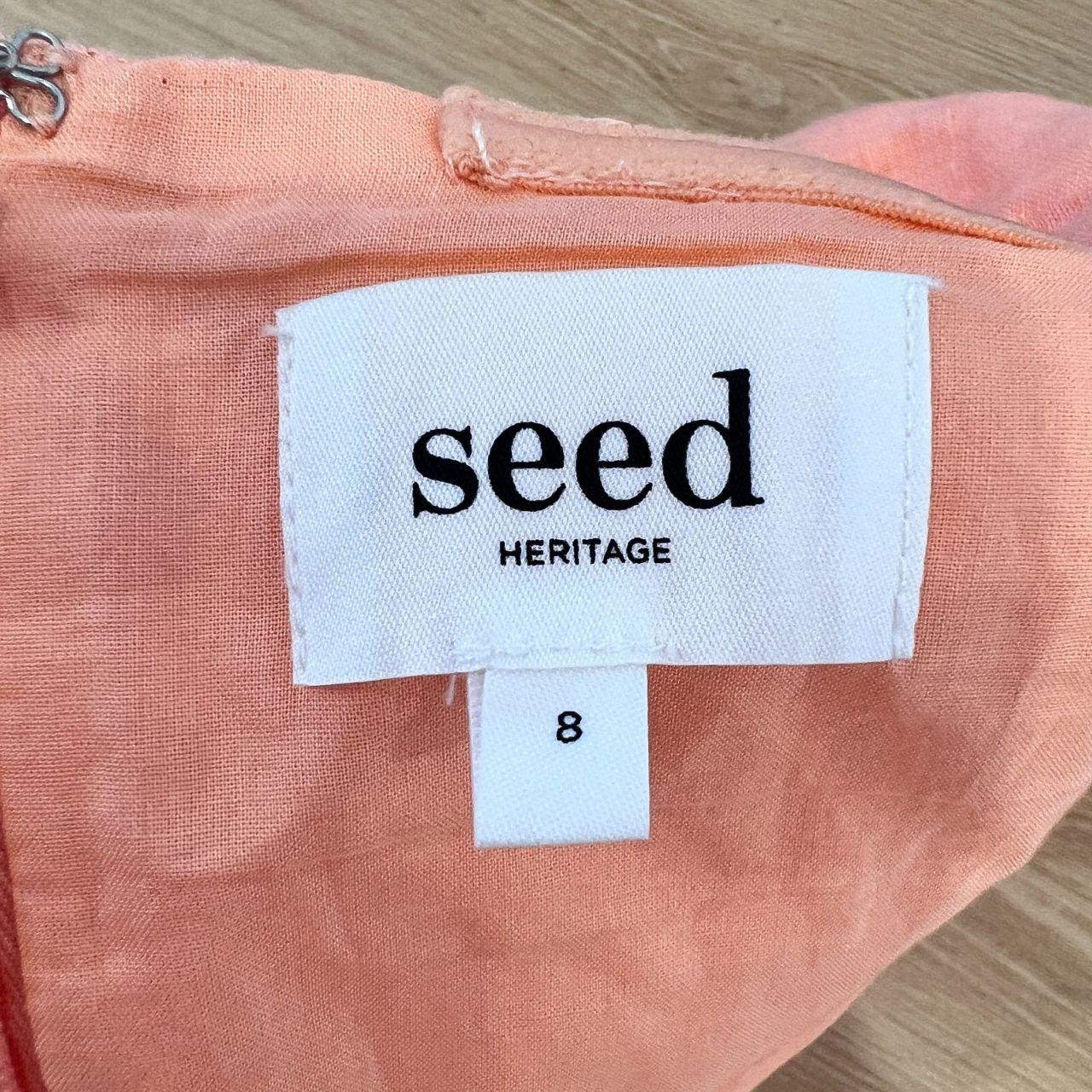 Seed Heritage 100% Linen Halter Ring Maxi Dress Size...