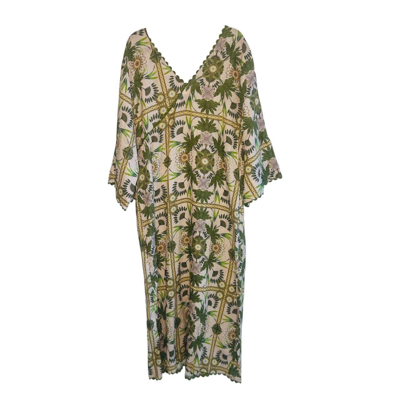 Adorne Dress Size 16 NEW Daphne Printed Linen Wrap...