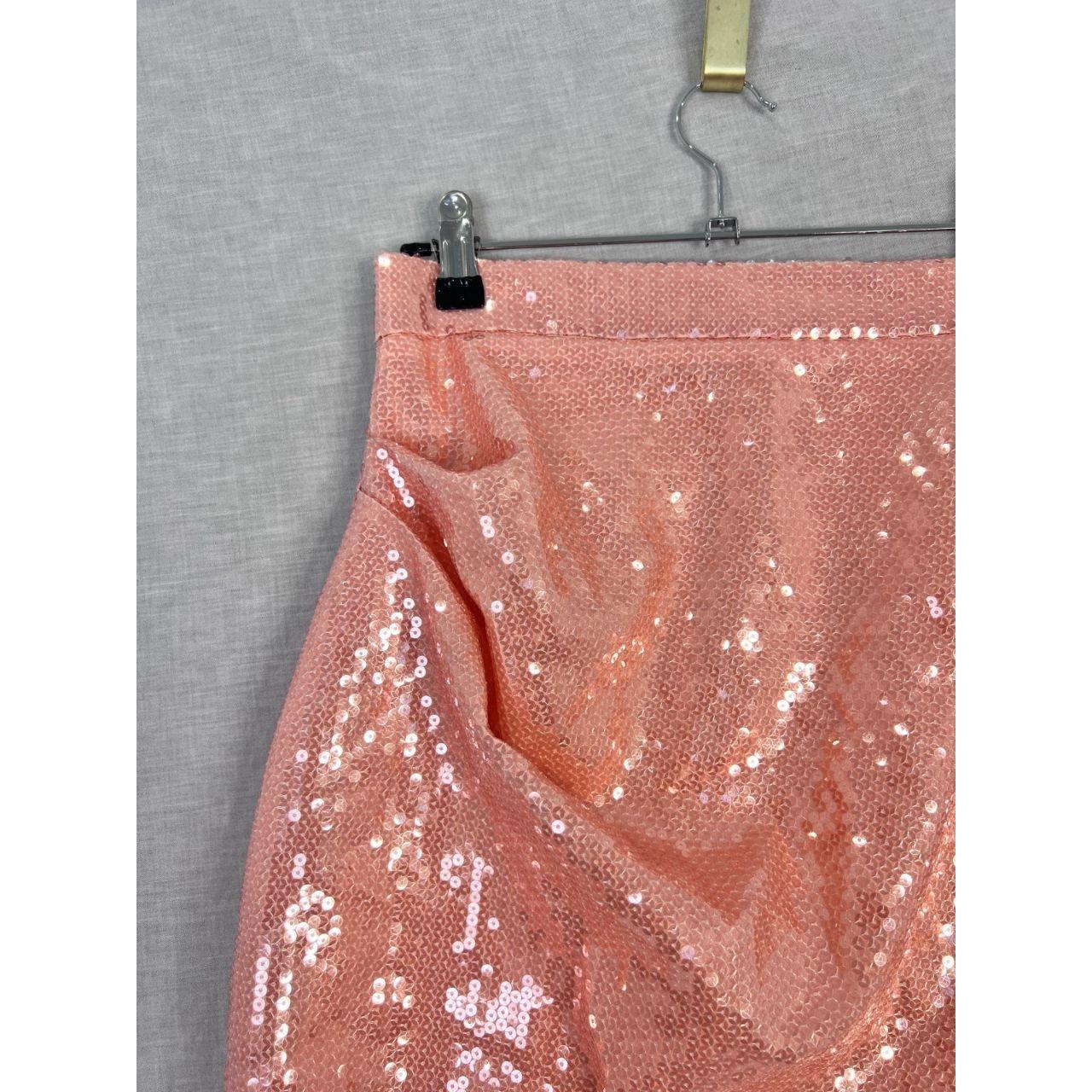 Alex Perry Pink Sequin Mini Skirt Size AU 6 US 2