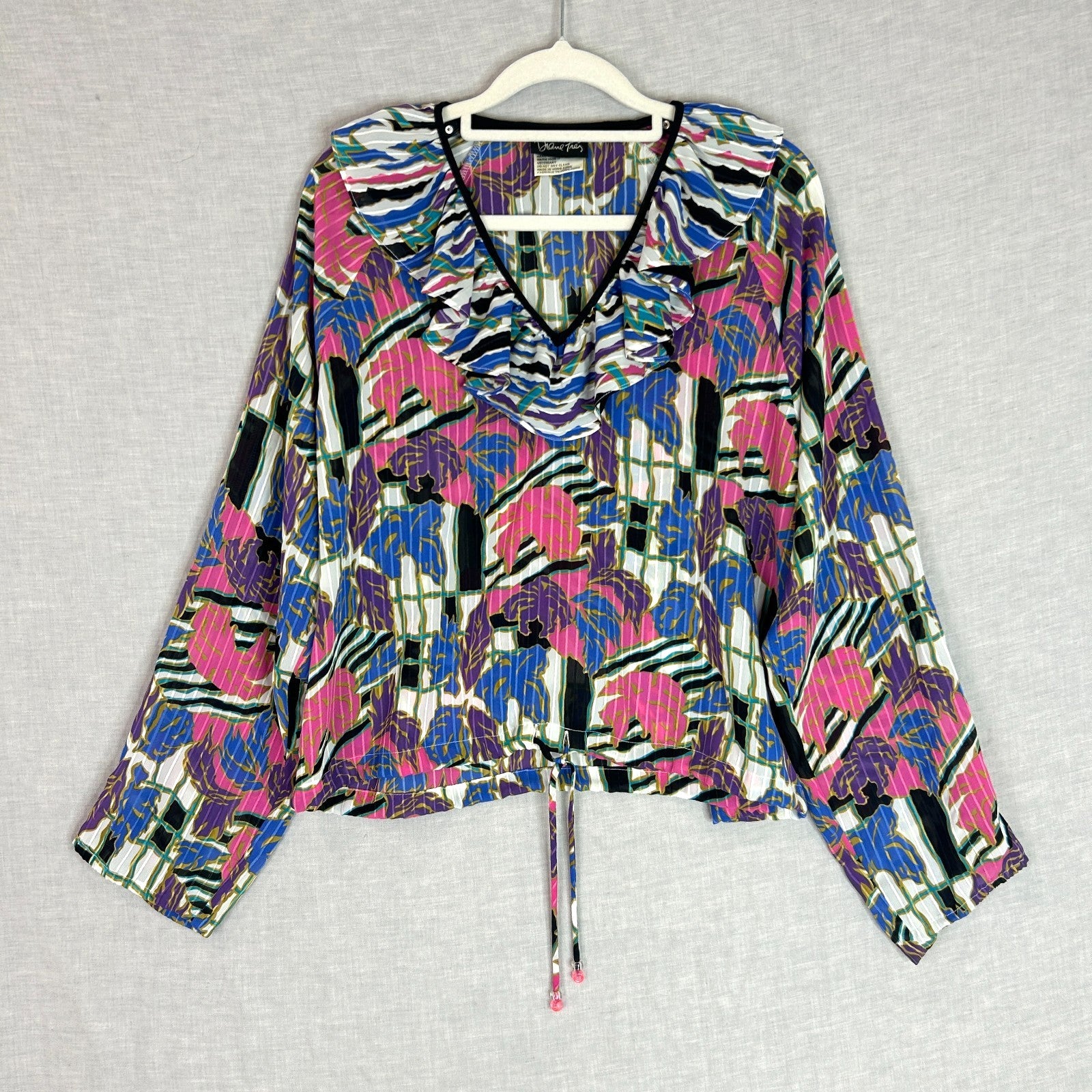 Diane Freis Vintage Frill Top