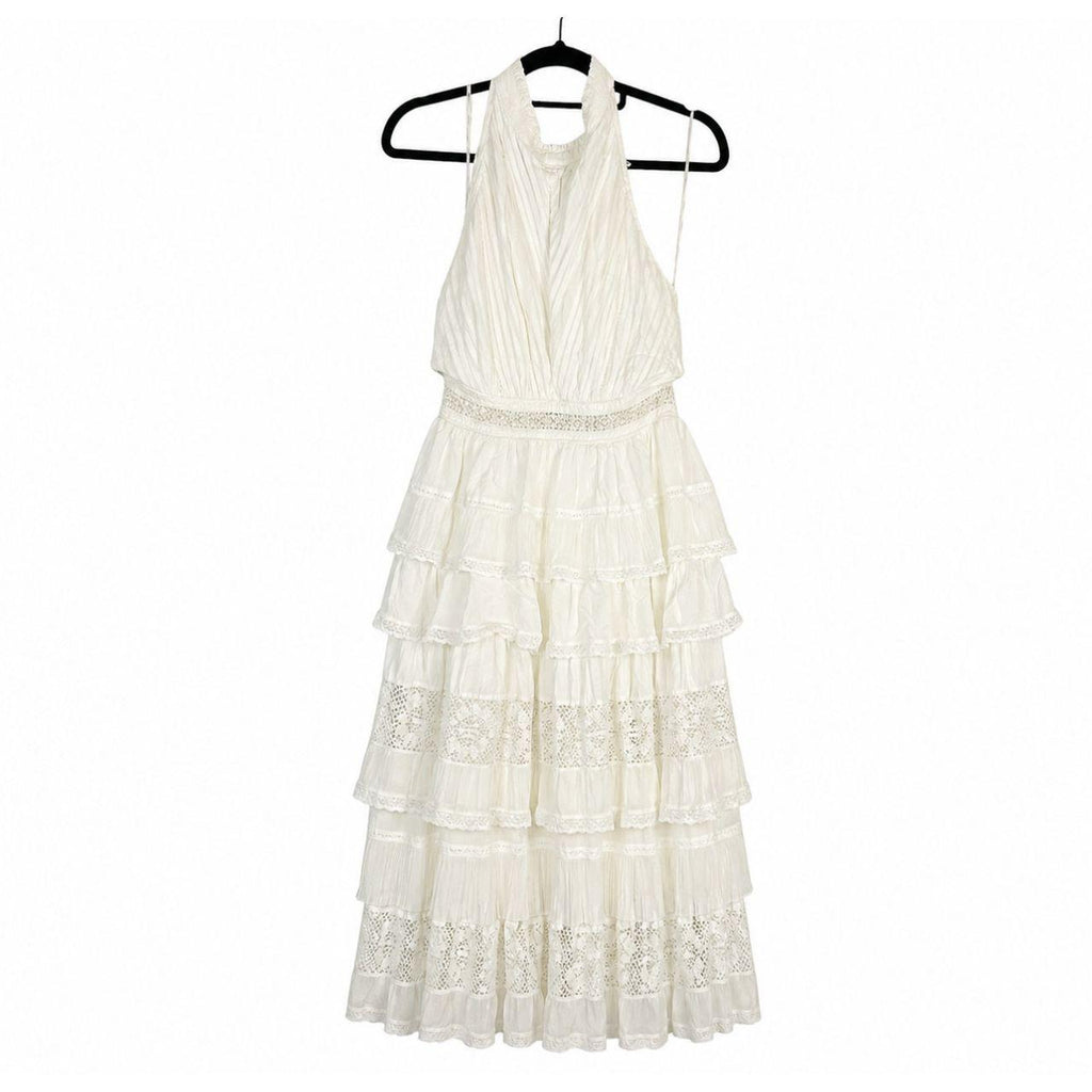 Steele NEW Dress Size Large White Portrait Long