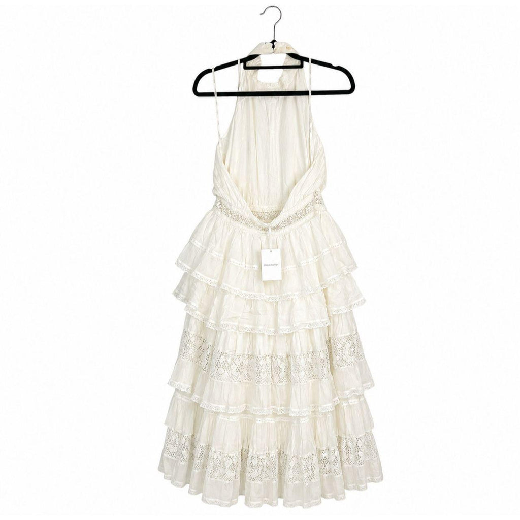 Steele NEW Dress Size Large White Portrait Long
