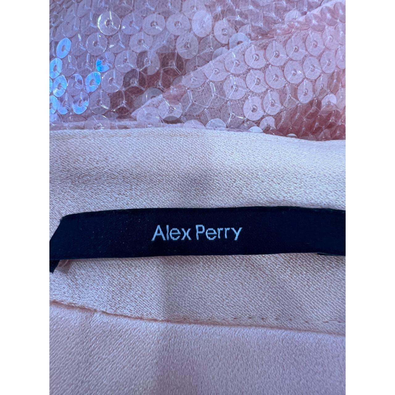 Alex Perry Pink Sequin Mini Skirt Size AU 6 US 2