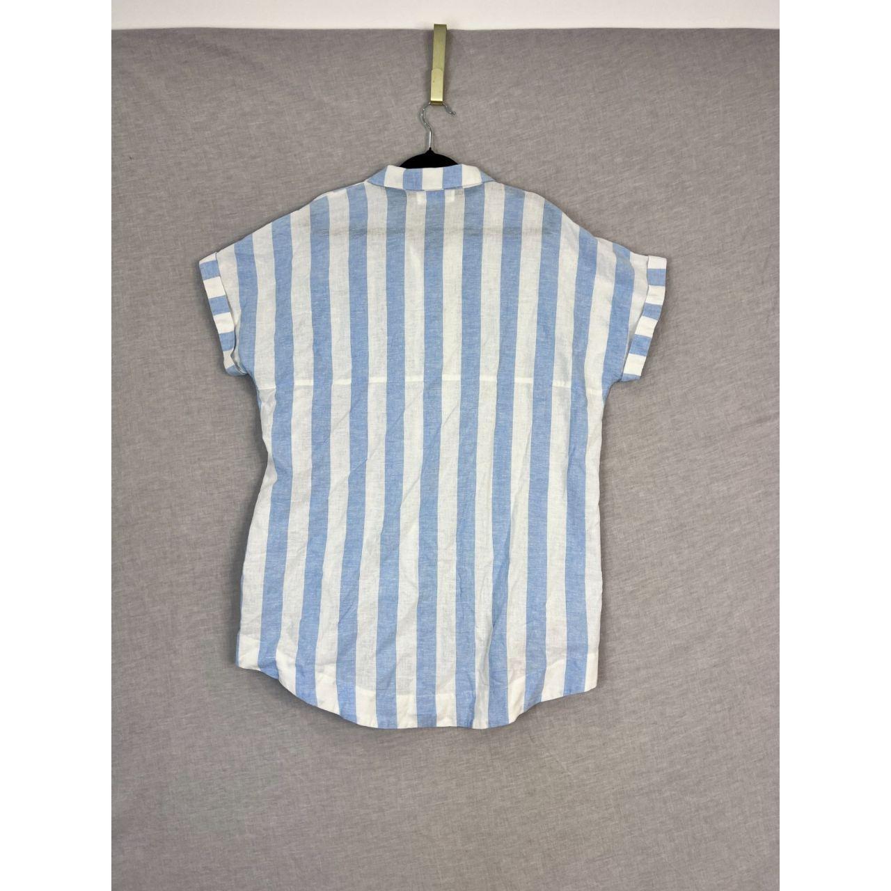Okanui Mini Oversized Top Size Small Linen Cotton...