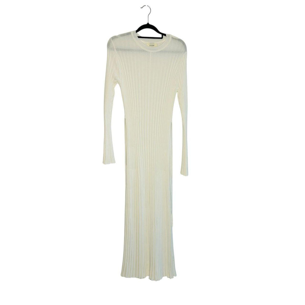 Dissh Dress Ada Long Sleeve White Size Small AU 8