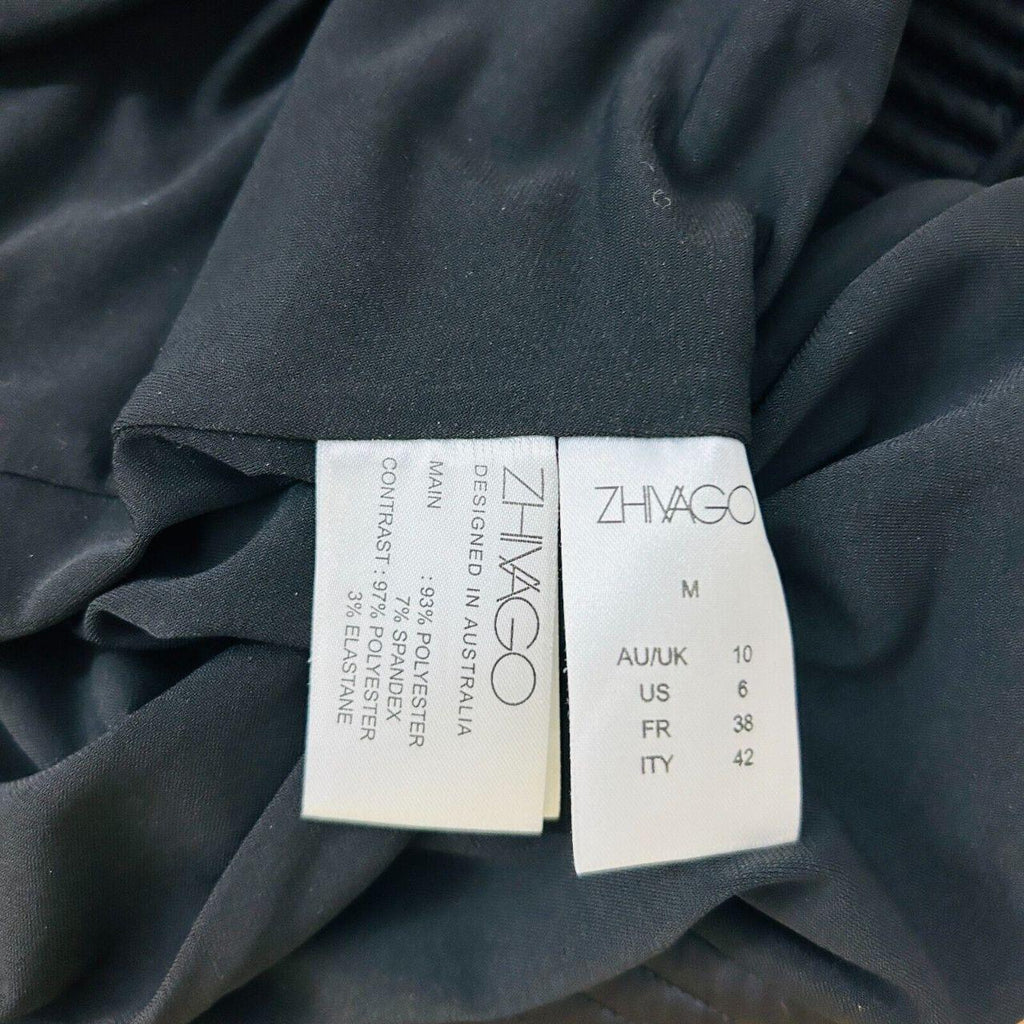Zhivago Dress Size Medium Miracle Black Stretch High