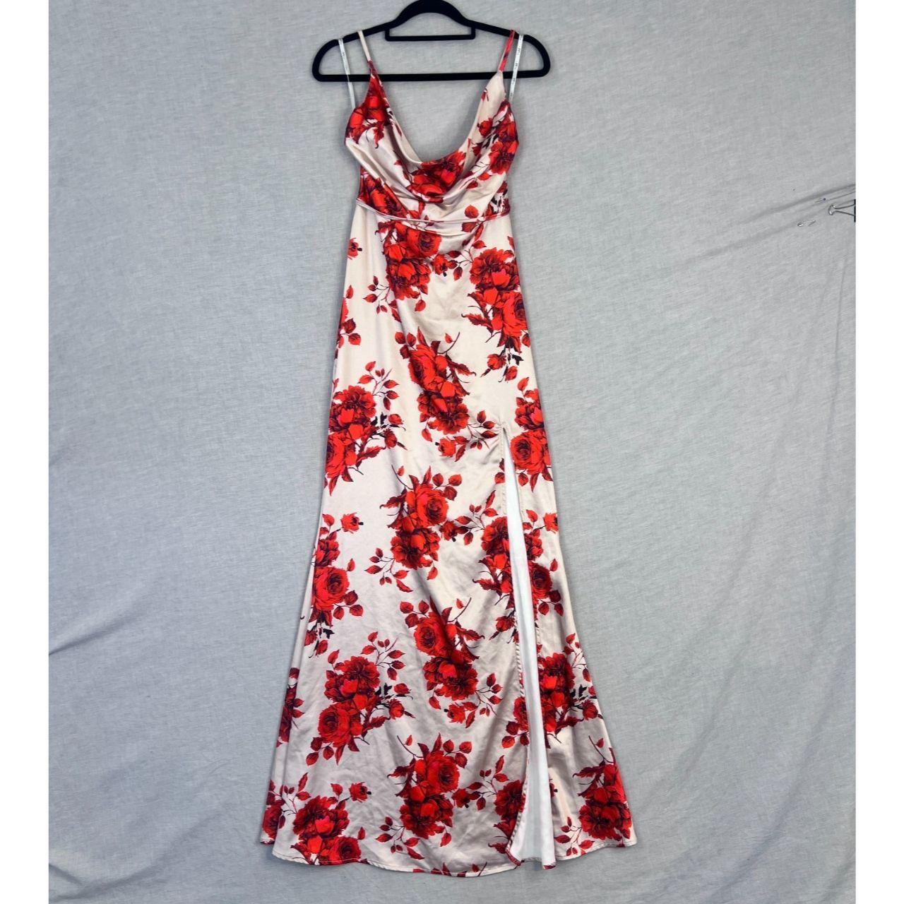 Club L Fairy Tale Dress Size 6 Champagne Floral...