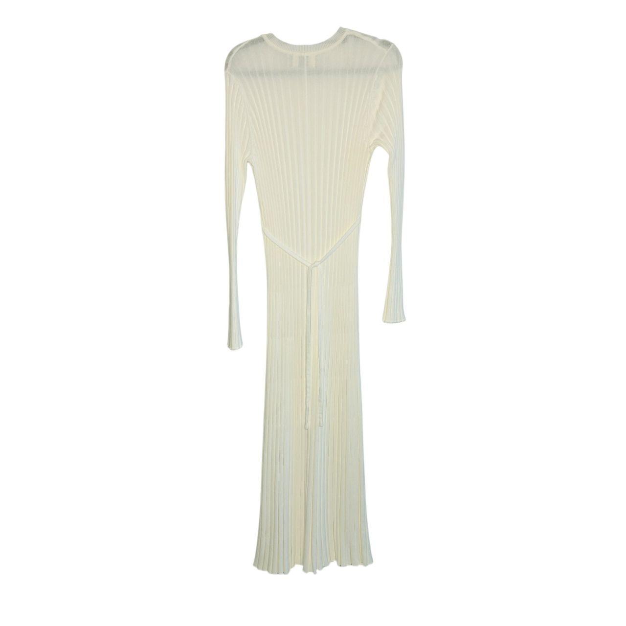 Dissh Dress Ada Long Sleeve White Size Small AU 8