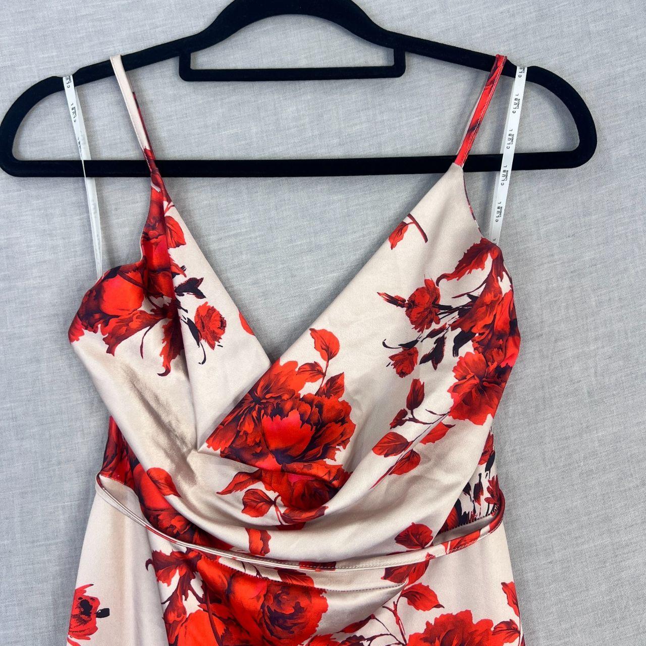 Club L Fairy Tale Dress Size 6 Champagne Floral...