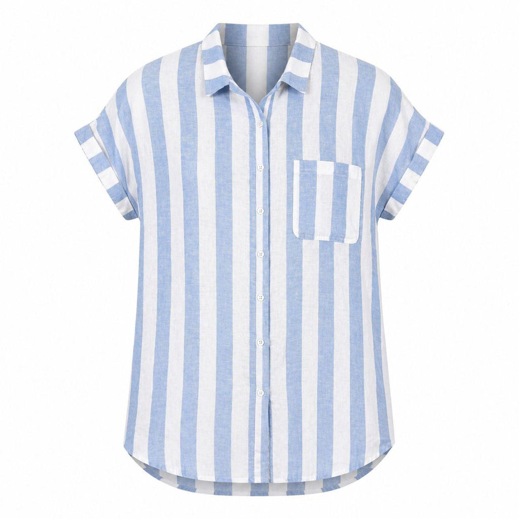 Okanui Mini Oversized Top Size Small Linen Cotton...