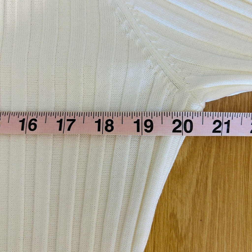 Dissh Dress Ada Long Sleeve White Size Small AU 8